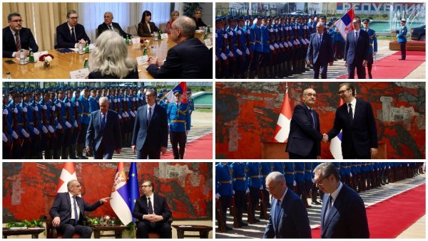 Вучић угостио Пармелана: Швајцарска један од највећих инвеститора у Србији - потврђено учешће на Експу  (ВИДЕО)
