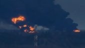 Gori naftno postrojenje duboko u  teritoriji: Ukrajinsa gađala rusku energetsku infrastrukturu (VIDEO)