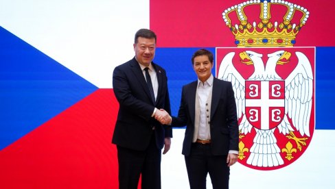 Okamura je veliki prijatelj Srbije: Brnabić - Parlamentarna saradnja sa Češkom izuzetno dobra (Foto)