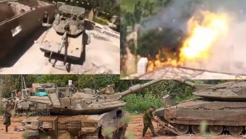 Merkava izgoreo kao šibica, ponos izraelske vojske u plamenu: Hezbolah jednim udarcem uništio zver od koje drhti Bliski istok (VIDEO)