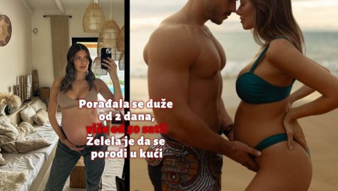 Rodila se Hana: Žena poznatog Srbina se porađala duže od 2 dana - više od 50 sati, htela da se porodi u kući (FOTO)