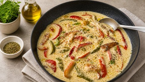 PAPRIKA U KREMASTOM SOSU: Brz ručak koji osvaja