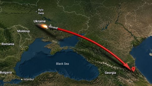БРУТАЛАН ПОГОДАК УКРАЈИНСКЕ ВОЈСКЕ: Ракета прешла преко 1.500 километара и погодила руску морску звер