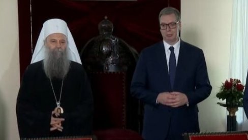 PATRIJARH PORFIRIJE ČAK I OVOM PRESUDOM MOŽE DA SE PONOSI: Vučić o sramnoj odluci suda u Sloveniji