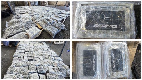 NA BATROVCIMA ZAPLENJENA ENORMNA KOLIČINA DROGE: U kesama i torbama preko 200 kilograma (FOTO)