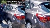 SAMO IH NASILJE ZANIMA: Blokaderi razvalili auto čoveku kod Pravnog, prvo ga okupirali a onda unakazili