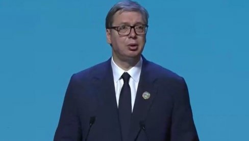 VUČIĆ SE OBRATIO NA SVETSKOM URBANOM FORUMU U BAKUU: Na Ekspu 2027 predstavićemo platformu sa inovativnim rešenjima za gradove (VIDEO)