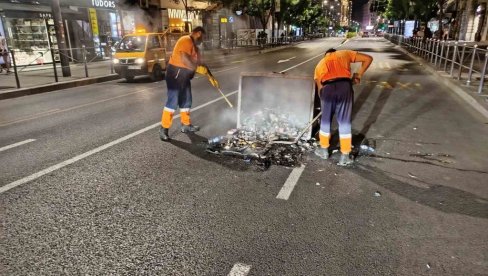 Gradska čistoća najoštrije osuđuje vandalističko paljenje kontejnera, uništavanje grada i komunalne imovine