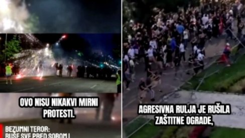 OVO NISU MIRNI PROTESTI VEĆ RUŠILAČKE FALANGE ULIČARA! Noć strave i blokaderskog užasa iza nas