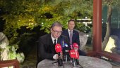 VUČIĆ POSLE SASTANKA SA SIJEM: Ponosan sam na Srbiju, verujem da su nam vrata širom otvorena