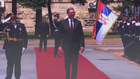 СВЕЧАНОСТ У ПАЛАТИ СРБИЈА: Председник Вучић присуствује свечаној академији поводом Дана МУП и Дана полиције