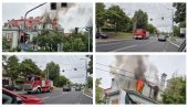 ГОРИ АМБАСАДА ПАКИСТАНА У ЦЕНТРУ БЕОГРАДА: Велики број ватрогасних возила на лицу места (ФОТО)