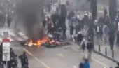ХАОС У БРИСЕЛУ: Протести младих у Белгији измакли контроли (ВИДЕО)