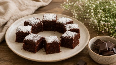 ČOKOLADNE KOCKE SA KOKOSOM: Starinski kolač koji nestaje za tren
