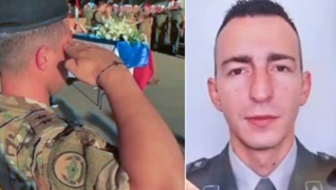 POSLEDNJI POZDRAV HEROJU: Ovako je ispraćen srpski vojnik koji je poginuo u mirovnoj misiji