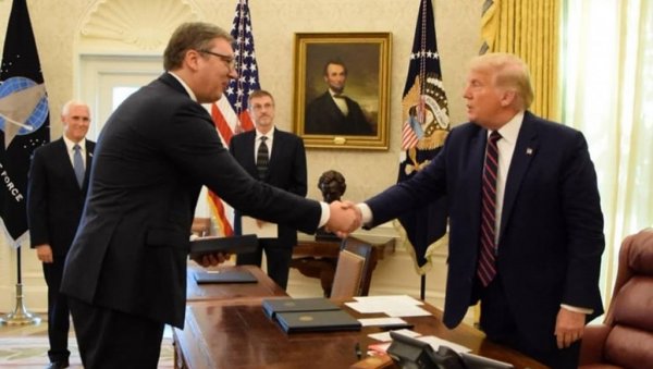 БИТНЕ СУ МУ ВУЧИЋЕВЕ РЕЧИ: Трамп објавио интервју председника Србије