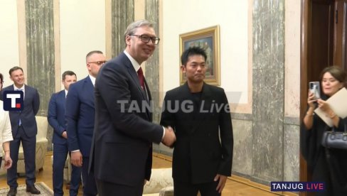 VUČIĆ SA LIN DANOM: Ponosan sam što Srbija može da ugosti najvećeg šampiona svih vremena (VIDEO)