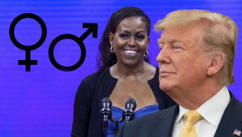 MIŠEL OBAMA JE MUŠKARAC! Tramp se nasmejao na uvrede na račun bivše prve dame (VIDEO)