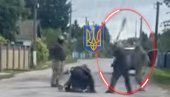 VIDEO OBILAZI SVET: Ukrajinci mobilisali u selu, a čiča ih tukao lopatom - nije dao da zemljaka odvedu u rat (VIDEO)