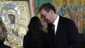 МОЋНА СИМБОЛИКА ПОСЕТЕ: Вучић у манастиру који вековима чува душу Грузије