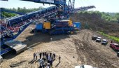 POČEO SA RADOM NOVI ODLAGAČ NA KOPU „RADLJEVO“: Dugačak 125 m, težak 1550 tona