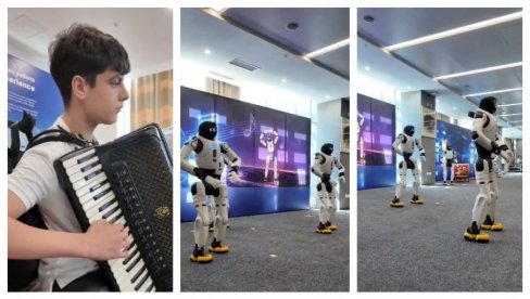VUK (13) SVIRA, A ROBOTI IGRAJU MORAVAC: Pripreme za skup Srbija jedna porodica (VIDEO)
