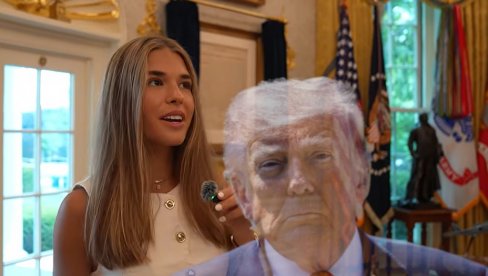 Трампова унука снимила обилазак Беле куће, па изазвала БУРНЕ реакције: То није твоја кућа! (ВИДЕО)
