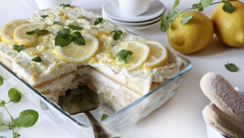 OVOG LETA ZABORAVITE KLASIČAN TIRAMISU, OVAJ SA LIMUNOM JE NAJPOPULARNIJI DEZERT OVOG LETA: Evo kako se pravi