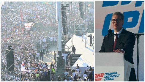 ДАНАС ЈЕ СРБИЈА МЕЂУ НАЈБРЖЕ РАСТУЋИМ ЗЕМЉАМА У ЕВРОПИ Вучић: Најбржа у региону, а међу најбржима у Европи