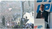 УЈЕДИЊЕНА СРБИЈА Вучић посла снажне поруке народу на великом скупу у Београду: До коначне победе (ВИДЕО)