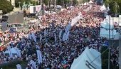 UJEDINJENA SRBIJA: Veličanstven snimak skupa Srbija jedna porodica iz vazduha (VIDEO)