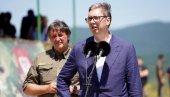 НЕ ПОСТОЈИ НИКО КО БИ СЕ РАДОВАО НАШОЈ СНАЗИ: Вучић на Пасуљанским ливадама: Ми чувамо своје небо и земљу и све смо способнији да то радимо