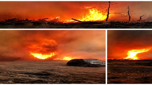 METEOROLOŠKO ČUDOVIŠTE IZ PAKLA: Vatreni tornado proždire sve u Černobilju - Snimak ledi krv u žilama (VIDEO)