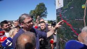 ОСМЕХ ВОЈВОДИНЕ ЗА ОСМЕХЕ ВОЈВОЂАНА: Председник обишао радове на деоници брзе саобраћајнице од Бачког Брега до Кљајићева