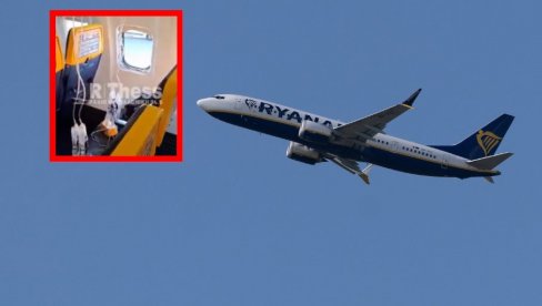 SUPRUGA GA DRŽALA 5 MINUTA ZA NOGE DA NE BI ISPAO Novi detalji drame državljanina Srbije na letu Rajanera