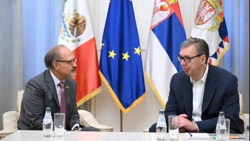 VUČIĆ SA AMBASADOROM MEKSIKA: Hvala na doslednom poštovanju međunarodnog prava i odbijanju priznanja nezavisnosti tzv. Kosova