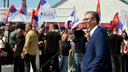 TO LJUDI POLAKO I SIGURNO VIDE Vučić: Najviše progresa smo imali u onim opštinama koje su bile pod najžešćim udarom blokadera