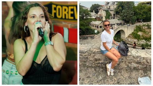 RADNO U LJUBINJU, ODMOR U MOSTARU: Slavica Ćukteraš za vikend spojila posao i uživanje (FOTO)