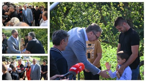 Vučić u poseti porodici Todorović