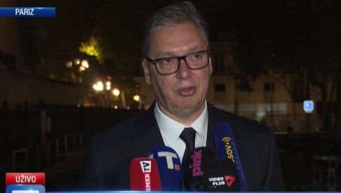 VUČIĆ SE OBRATIO NACIJI IZ PARIZA: Evropa ozbiljno naoružava Ukrajinu