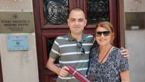 ЦЕЊЕН ФАКУЛТЕТ: Дипломирао син Биље Јевтић и Аце Илића