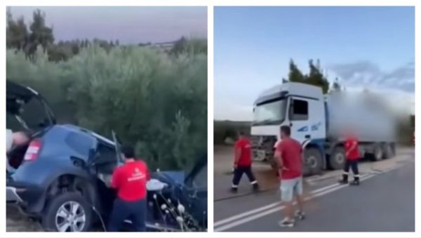 ПОТРЕСНИ ПРИЗОРИ НА ХАЛКИДИКИЈУ: Мајка, отац и беба погинули у судару, девојчица тешко повређена