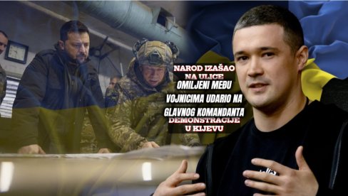 РАСПАД СИСТЕМА У УКРАЈИНИ Народ изашао на улице Кијева, смењени шеф Одбране ударио на врховног команданта: Плео је интриге!