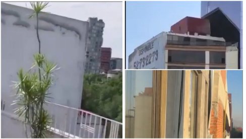 POJAVILI SE STRAVIČNI SNIMCI IZ MEKSIKA! Zgrade se ljuljaju i uvijaju pod udarom zemljotresa od 7,3 stepena Rihtera (VIDEO)