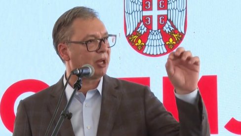 NIKO NE MOŽE DA NAM UZME PRAVO DA VOLIMO SVOJU VOJSKU Vučić: Mnogo novca je uloženo u naše rušenje