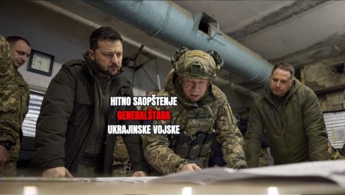 ПОСЛЕ ВЕСТИ ДА ЈЕ ВРХОВНИ КОМАНДАНТ ПОДНЕО ОСТАВКУ: Хитно се огласио Генералштаб Украјине о Сирском - само Зеленски може да разреши
