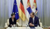 ОПРОШТАЈНИ СУСРЕТ НА АНДРИЋЕВОМ ВЕНЦУ: Вучић примио немачку амбасадорку Анку Конрад