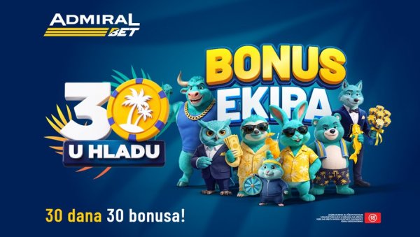 СТИЖЕ 30 У ХЛАДУ – 30 ДАНА И 30 КАЗИНО БОНУС, СВАКОГ ДАНА