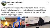 JEZIVE KLETVE ANDREJU VUČIĆU Jaćimović poručio: Crni barjak da ti se vije na kući - usledile još gore poruke