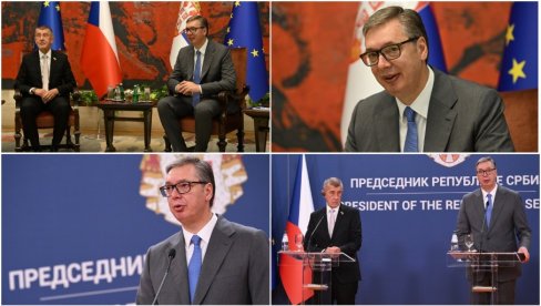 ВЕЗУЈЕ НАС ПРЕДИВНА ИСТОРИЈА Вучић и Бабиш: Чешка све значајнији економски партнер Србије (ВИДЕО)